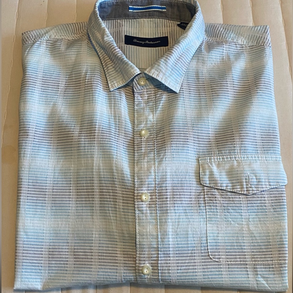 Tommy Bahama cotton button down shirt 3X